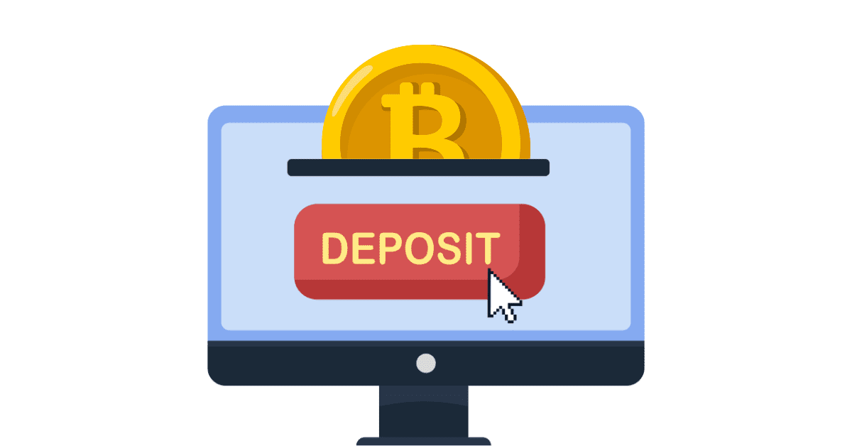 Deposit for crypto bank account