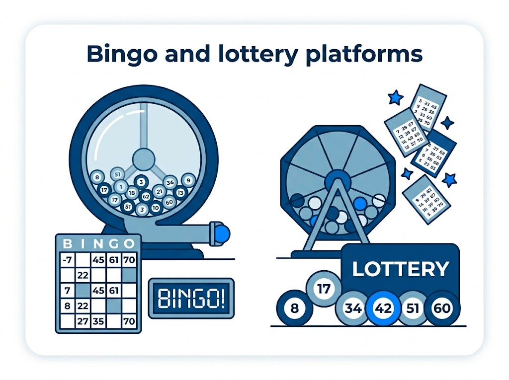 Bingo and lottery platforms